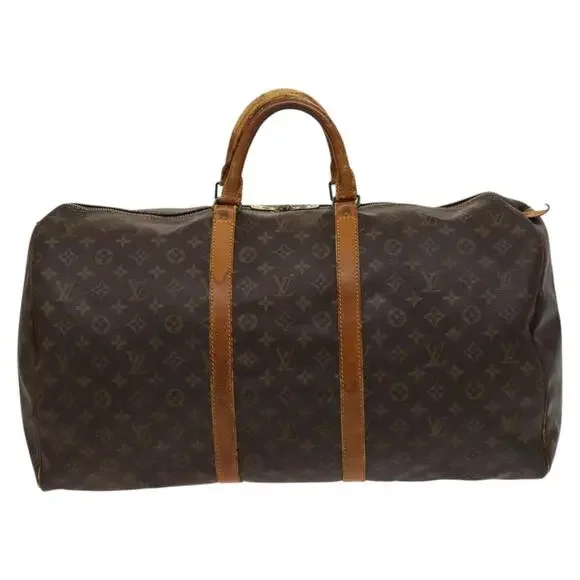 LOUIS VUITTON Monogram Keepall 55 Boston Bag M41424 - Picture 13 of 16